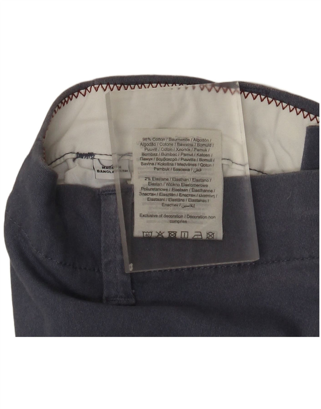 Мужские шорты чинос Jack & Jones Medium W32, темно-синие, хлопковые