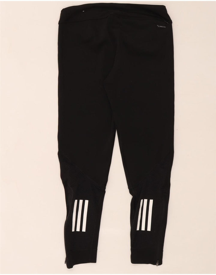 Женские леггинсы Adidas Climacool UK 12/14, средний черный полиэстер
