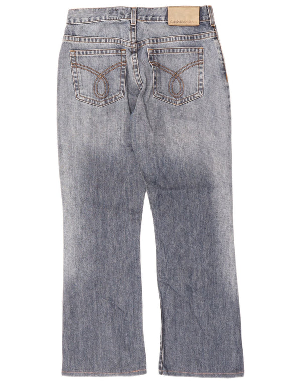 Мужские джинсы Bootcut CALVIN KLEIN W29 L27 синие, хлопок