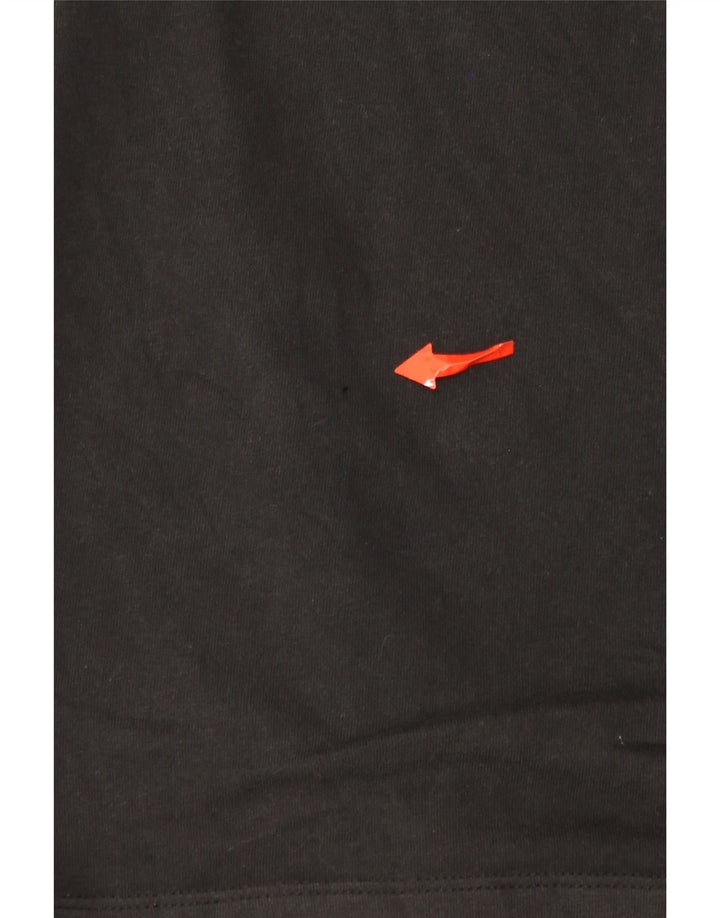 Футболка Adidas для мальчиков, топ 13-14 лет, черный хлопок