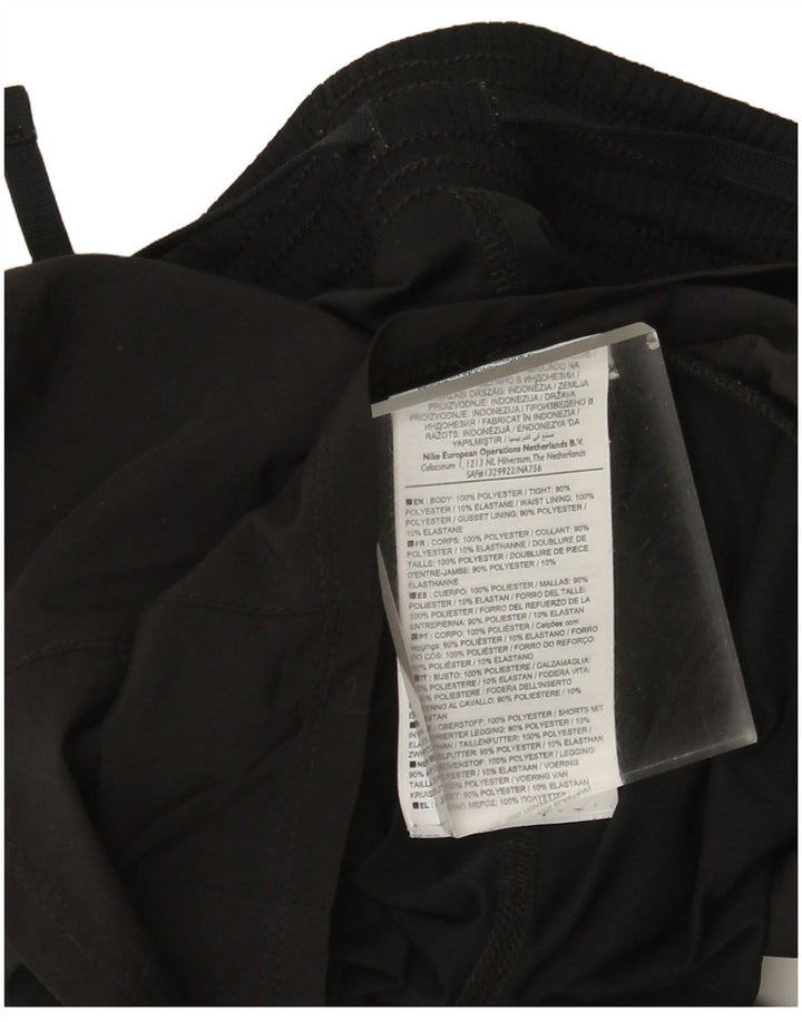 Женские спортивные шорты Nike Dri Fit UK 10, маленькие черные из полиэстера