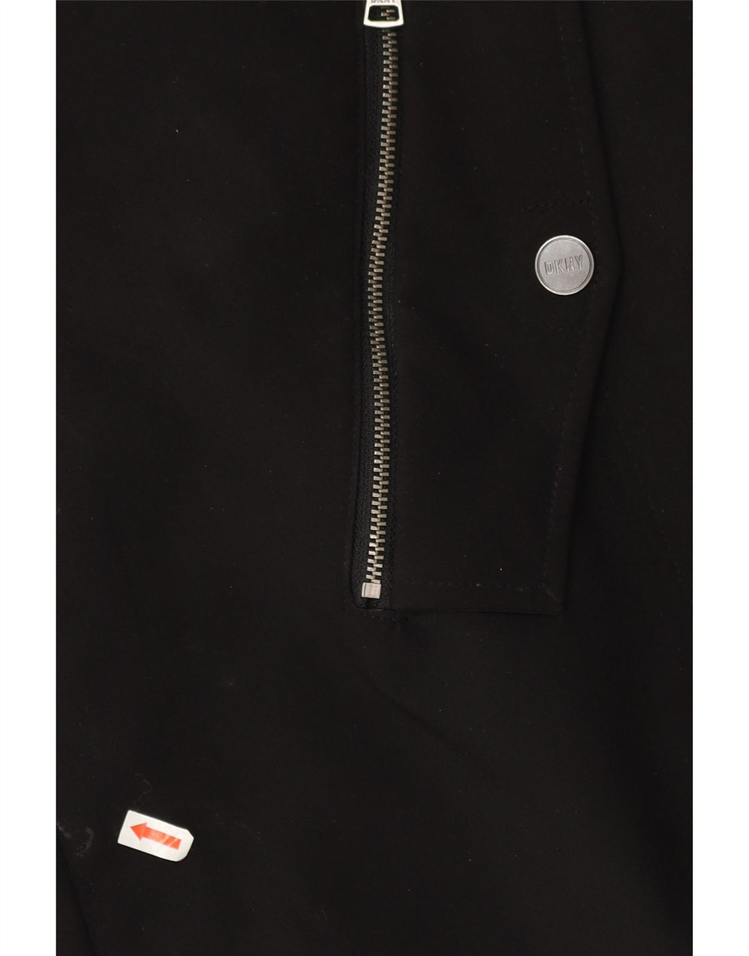 Женская парка Dkny с капюшоном UK 18 XL, черный полиэстер