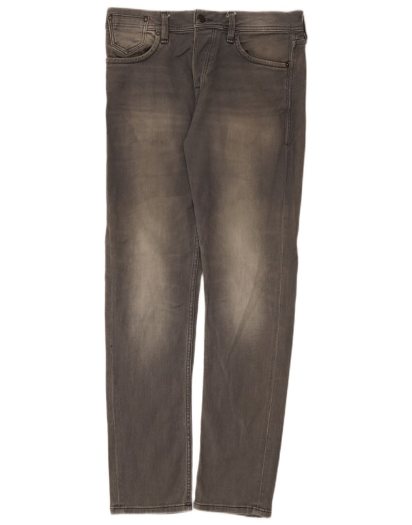 Мужские узкие джинсы Jack & Jones W29 L32, серый хлопок