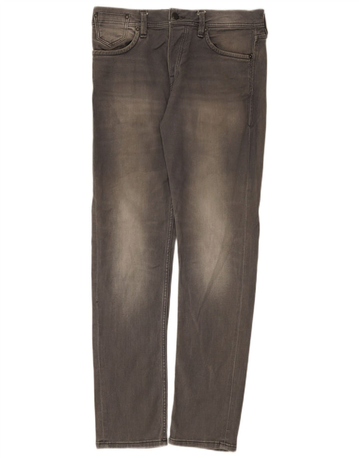 Мужские узкие джинсы Jack & Jones W29 L32, серый хлопок