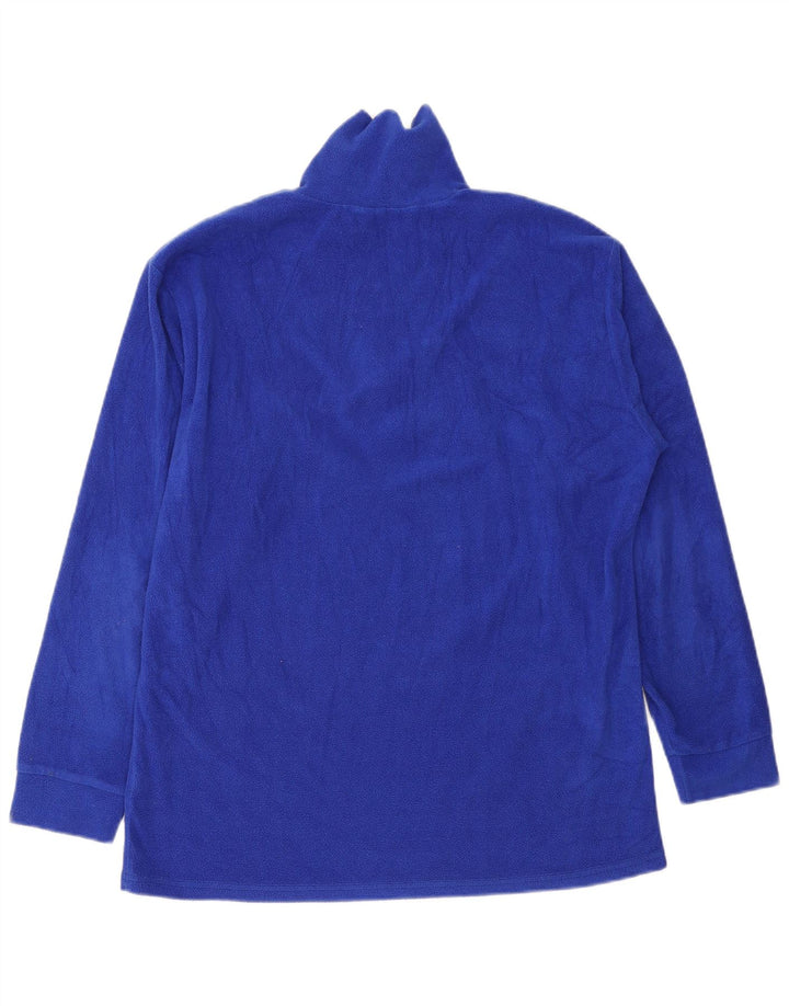 Fila Мужской флисовый джемпер с воротником на молнии IT 56 XL Синий Полиэстер