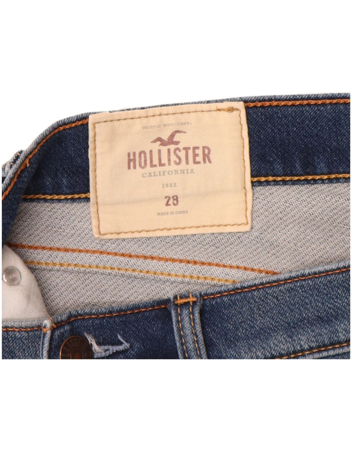 HOLLISTER Мужские джинсовые шорты W28 Средний синий хлопок
