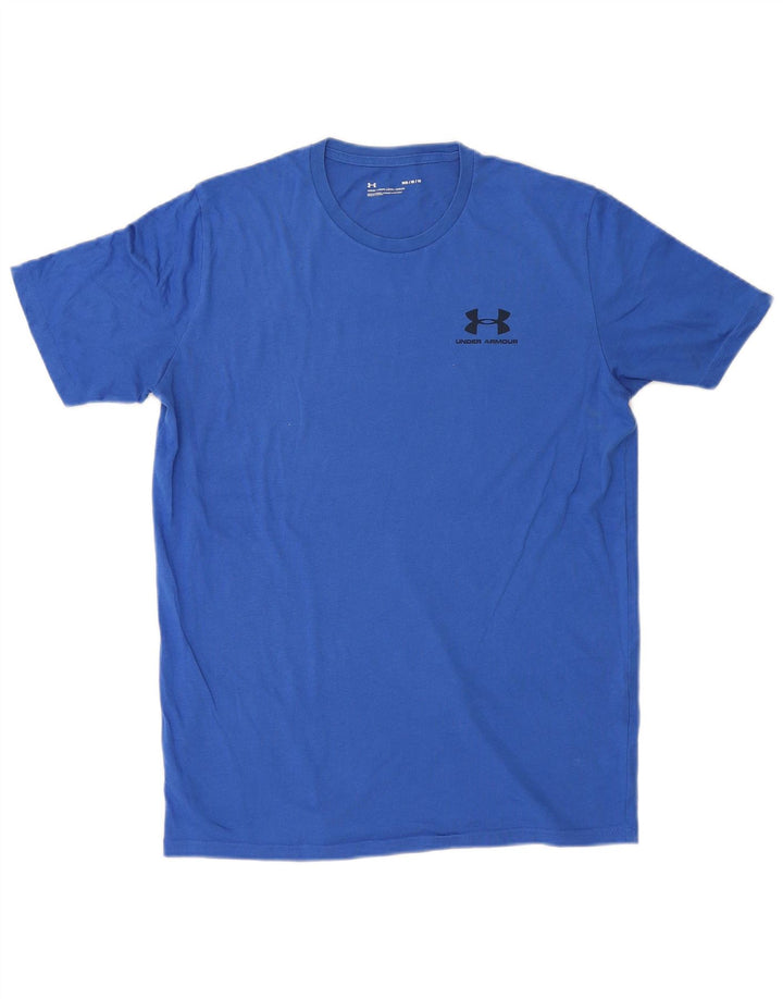 Мужская футболка Under Armour Top среднего синего цвета