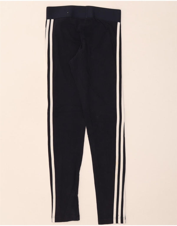 Женские леггинсы Adidas UK 4/6 XS, темно-синий, хлопок