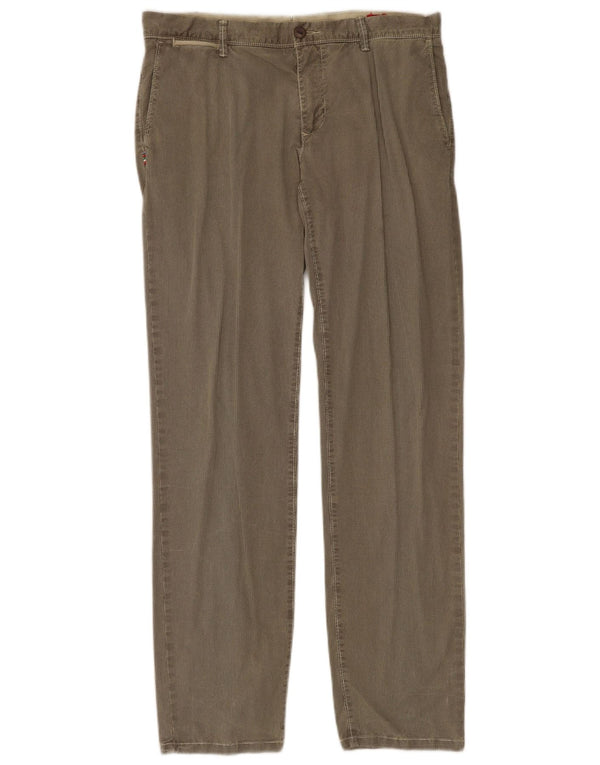 Винтажные мужские прямые брюки чинос IT 50 Large W34 L33 Хаки 