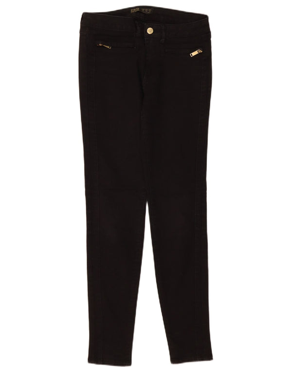 Женские джинсы скинни Zara EU 36 XS W26 L28 черные