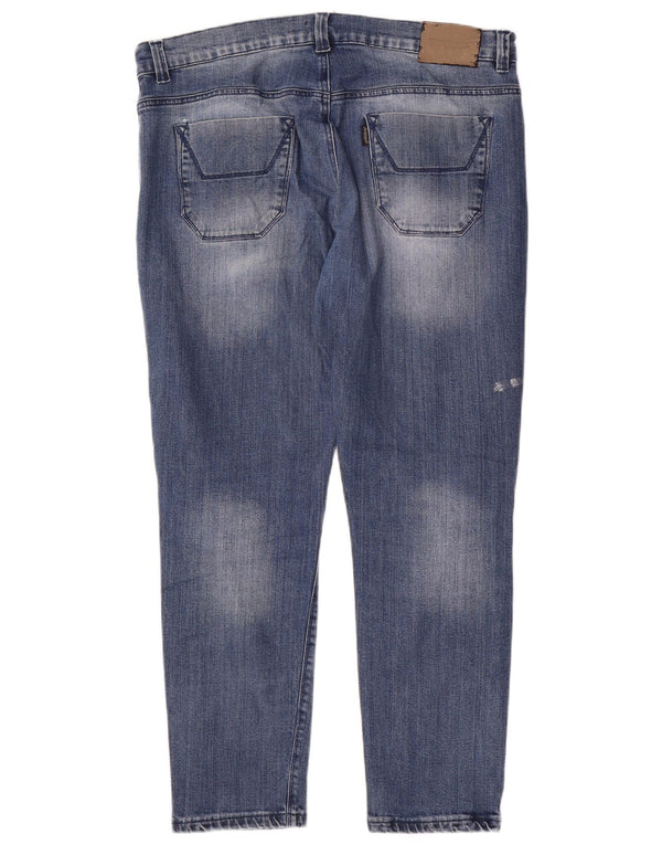 Мужские зауженные джинсы Jeckerson IT 52 XL W36 L29 синие, хлопок