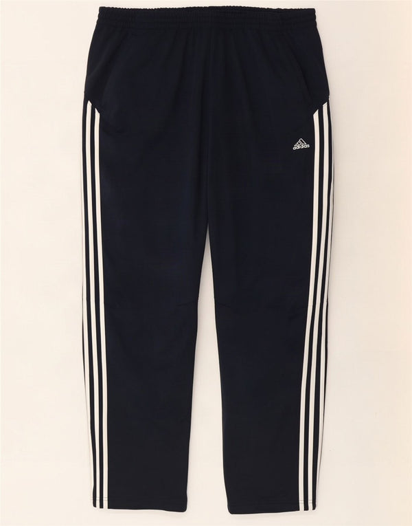 Мужские спортивные брюки Adidas 2XL темно-синие из полиэстера