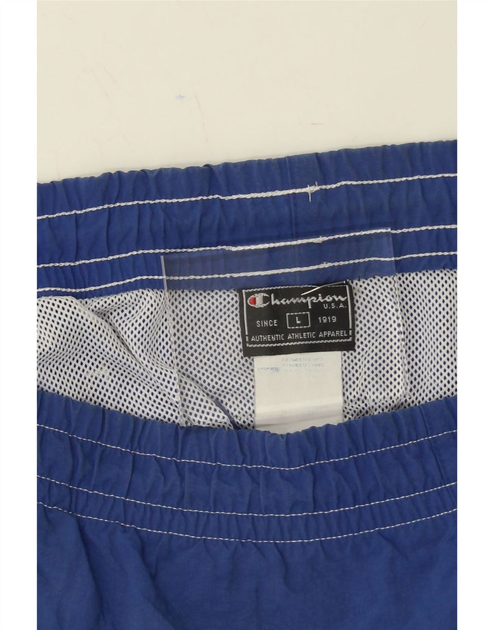 CHAMPION Mens Swimming Shorts Large Blue Polyamide Vintage Champion and Second-Hand Champion from Messina Hembry 
