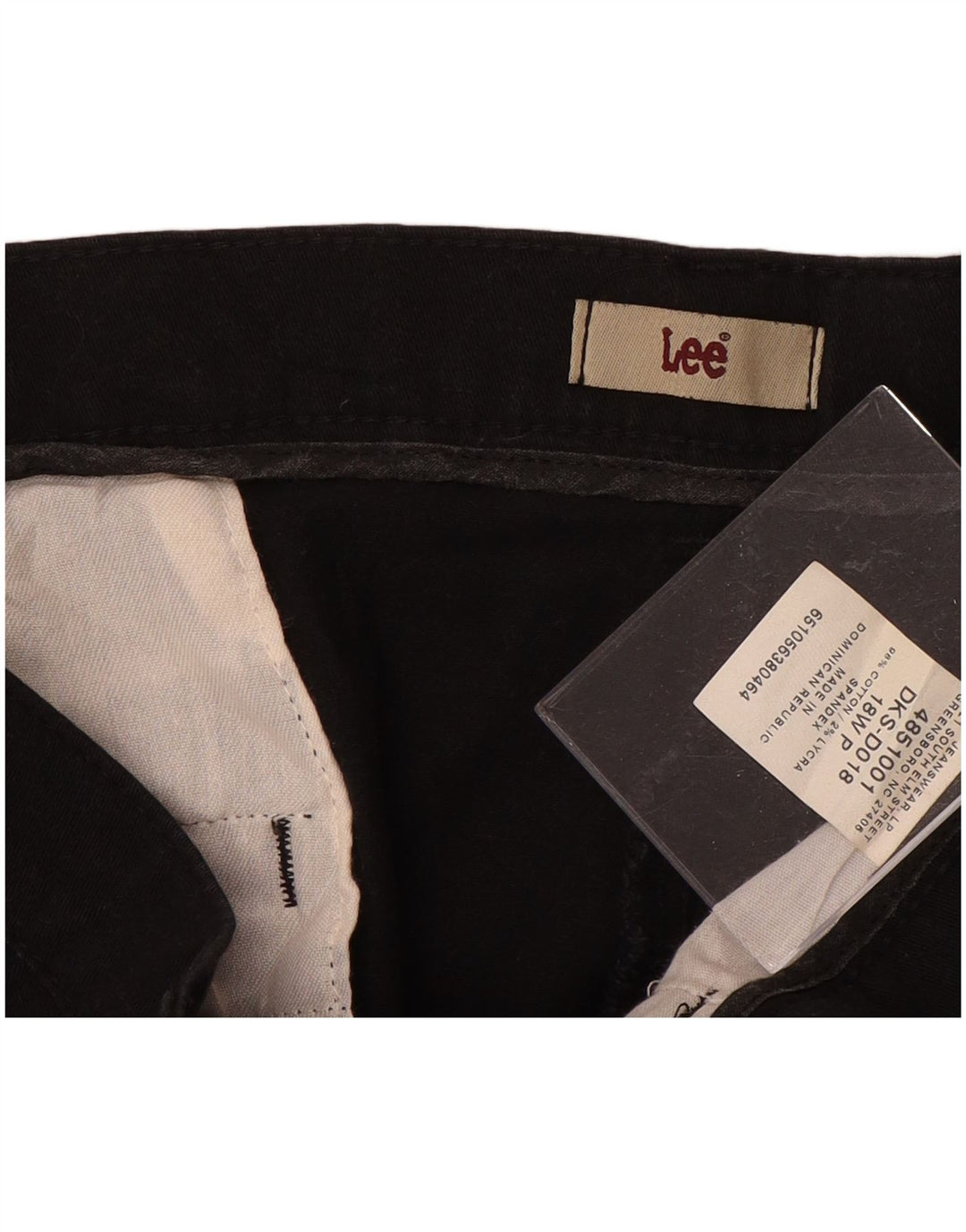 Женские укороченные повседневные брюки Lee, размер США 18, 2XL, W38 L28, черный хлопок