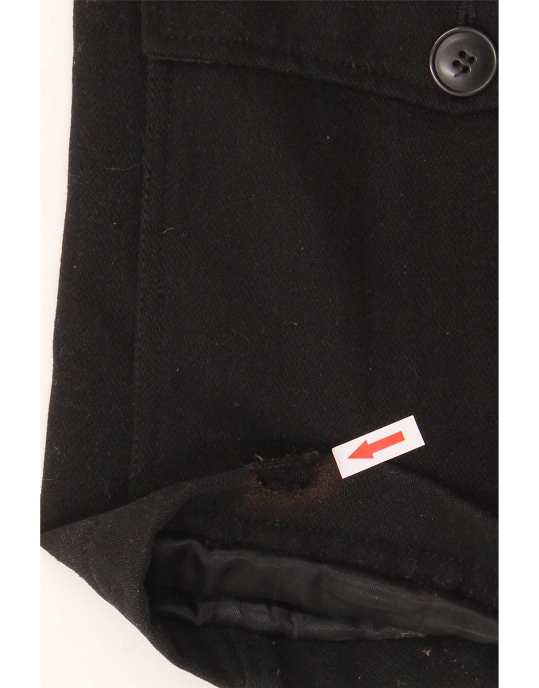 Мужская куртка Levi's Utility UK 40, большая черная шерсть