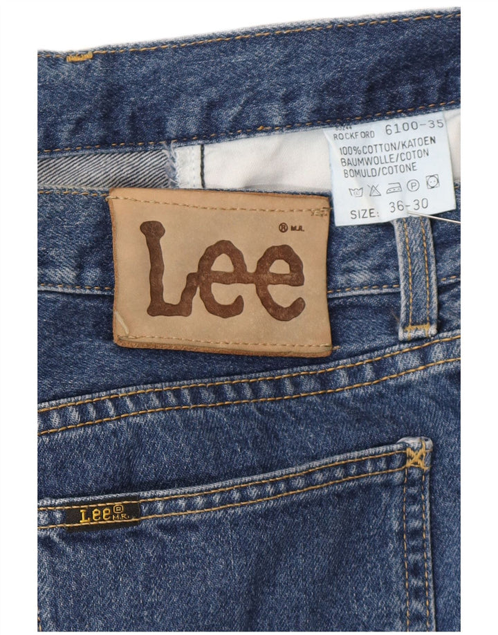 Мужские прямые джинсы Lee W36 L30 синие, хлопок