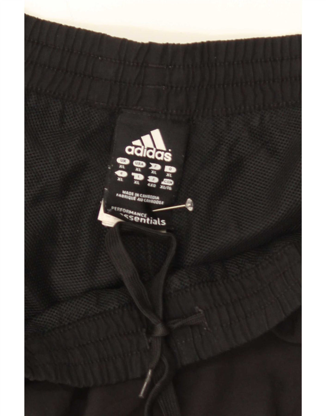 Мужские спортивные шорты Adidas Climalite Regular XL, черный полиэстер