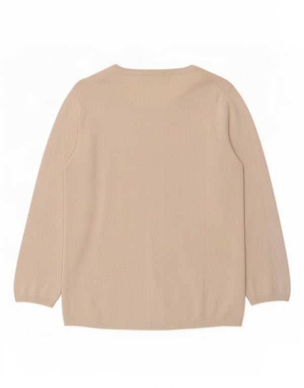 Женский кардиган с рукавом 3/4 Zara UK 12, средний бежевый