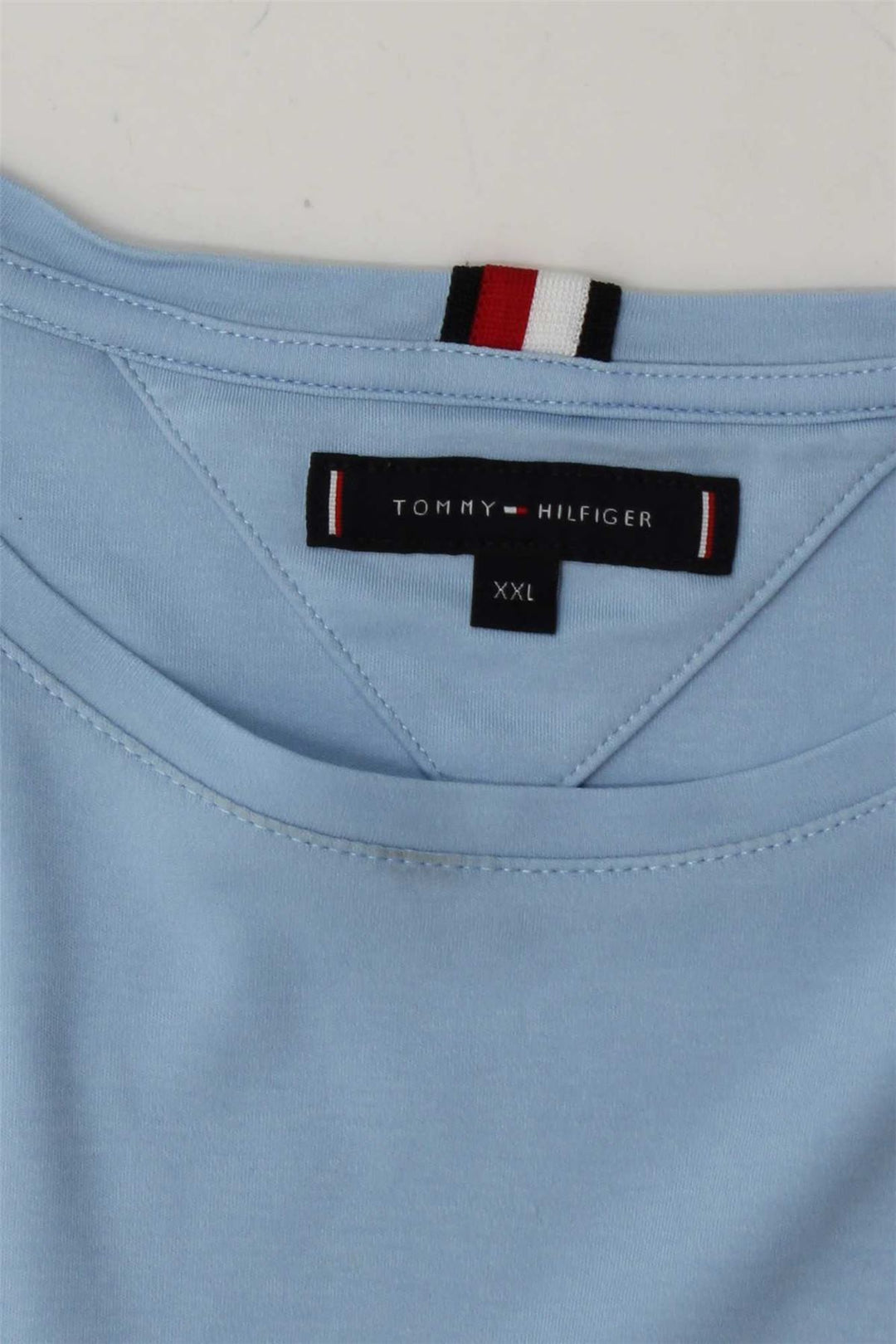 TOMMY HILFIGER Mens T-Shirt Top 2XL Blue Cotton