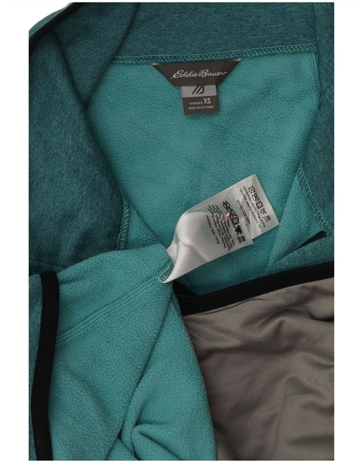 Женский спортивный костюм оверсайз Eddie Bauer, верхняя куртка UK 6 XS, зеленый полиэстер