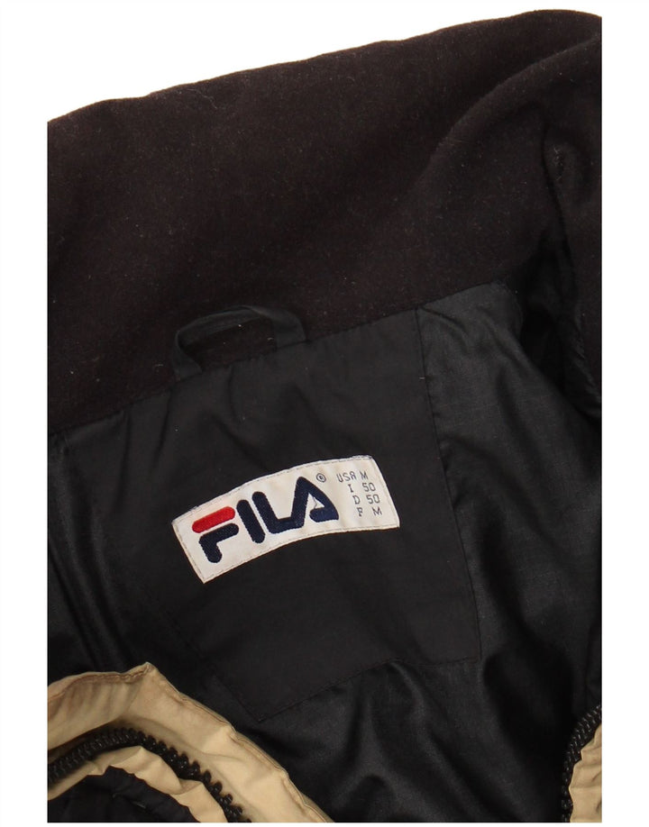 Мужская стеганая куртка FILA IT 50 большая черная