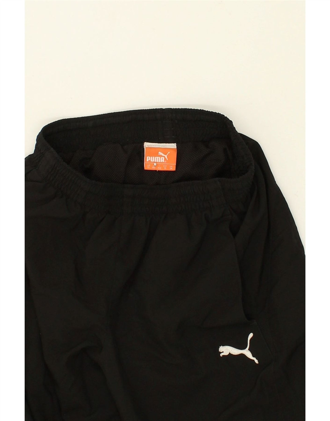 PUMA Boys Tracksuit Trousers 11-12 Years Black | Vintage Puma | Thrift | Second-Hand Puma | Used Clothing | Messina Hembry 