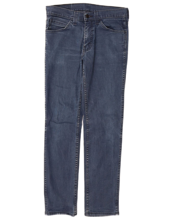 Мужские узкие джинсы Levi's W30 L30 синие, хлопок