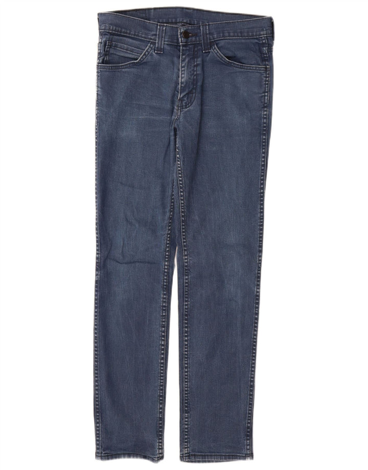 Мужские узкие джинсы Levi's W30 L30 синие, хлопок