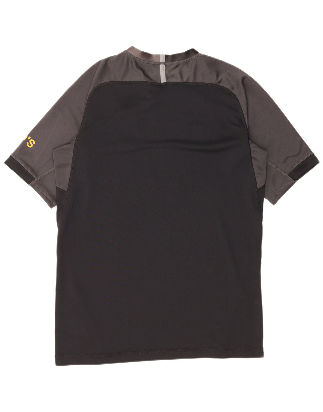 Мужская футболка Canterbury с графическим рисунком, средний черный, полиэстер с цветными блоками