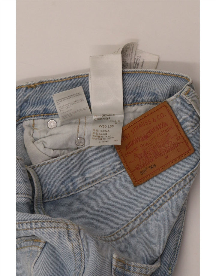 Мужские прямые джинсы Levi's 501 W30 L30 синие, хлопок