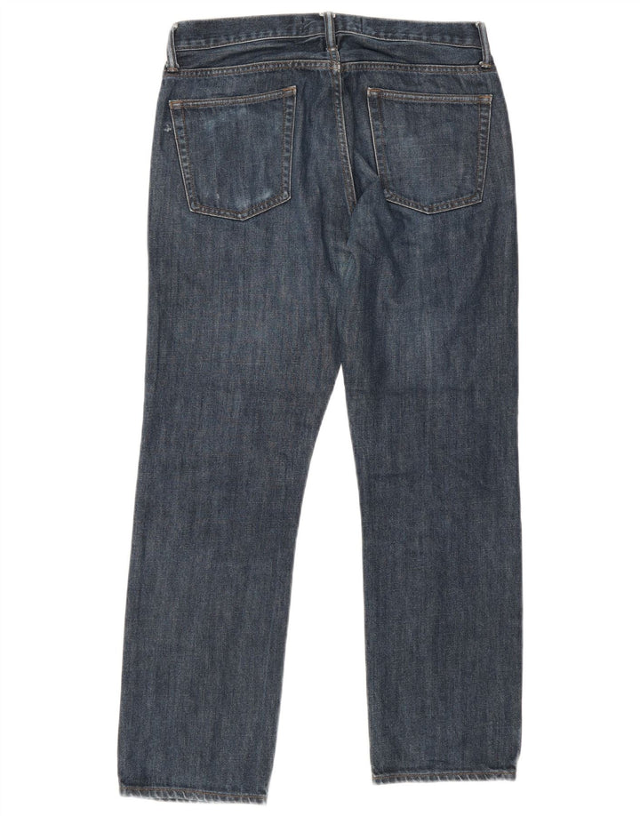 Мужские прямые джинсы Gap W31 L30 темно-синие, хлопок
