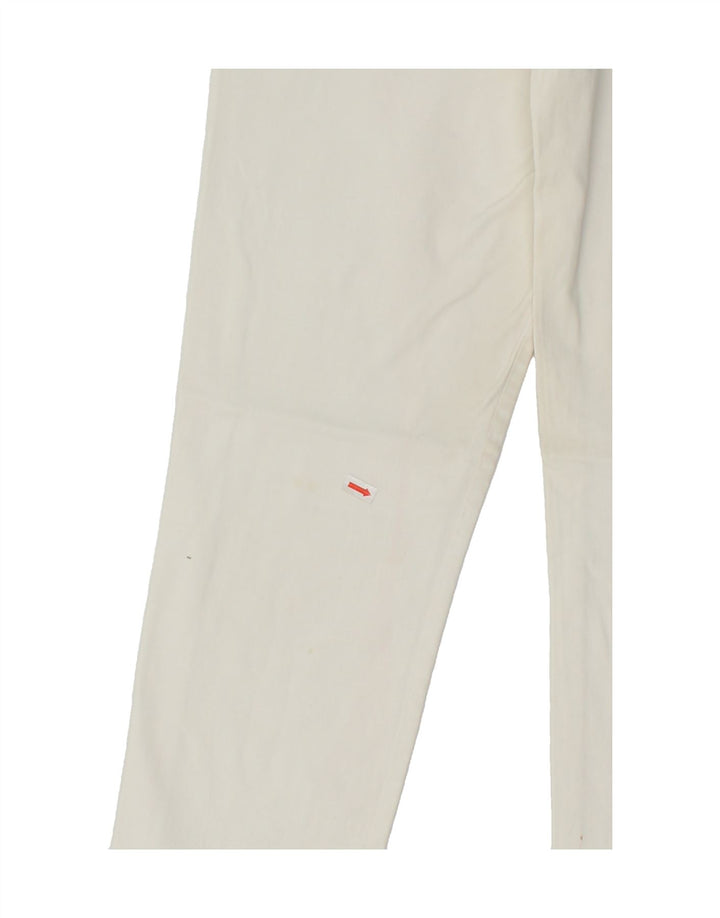 MASSIMO DUTTI Womens Casual Fit Slim Jeans EU 40  Medium W30 L28 White Vintage Massimo Dutti and Second-Hand Massimo Dutti from Messina Hembry 