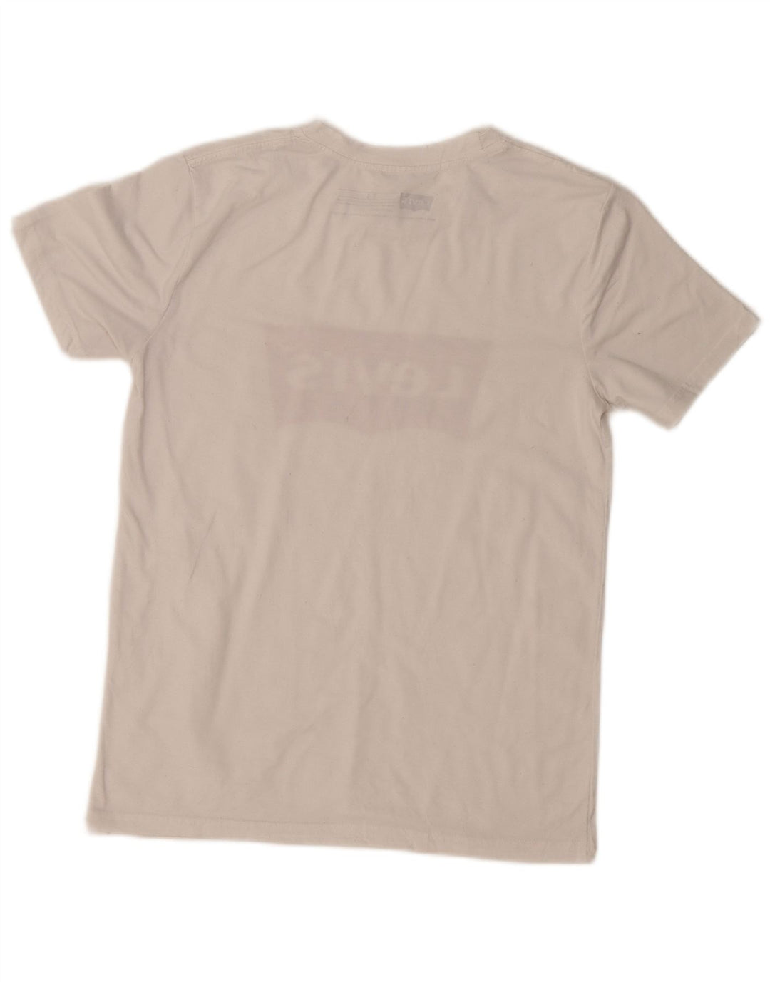 Женская футболка LEVI'S Coupe Standard с рисунком Top UK 10, маленькая белая