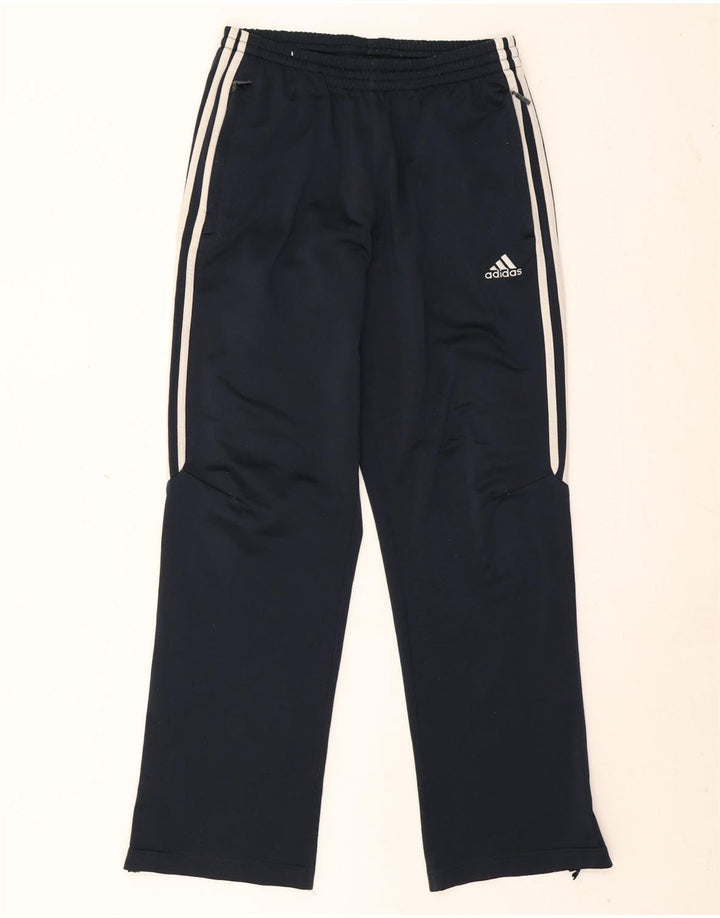 Мужские спортивные брюки Adidas UK 34/36, маленькие, темно-синие, полиэстер