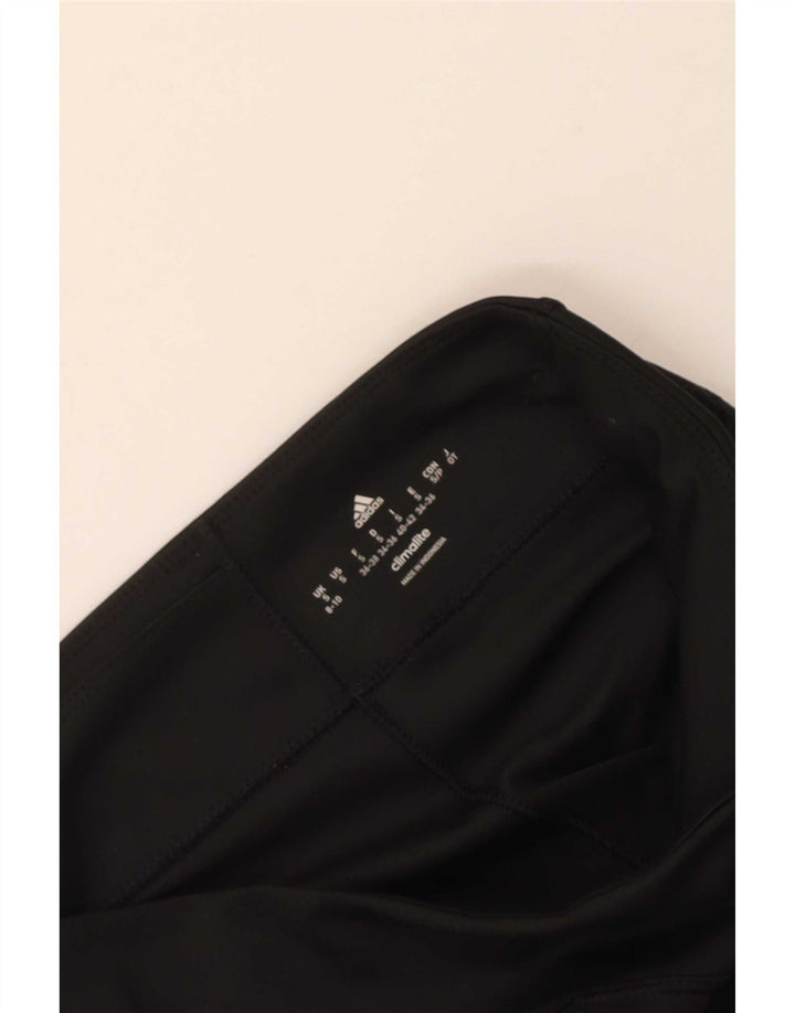 Женские леггинсы-капри Adidas Climalite UK 8/10, маленькие черные