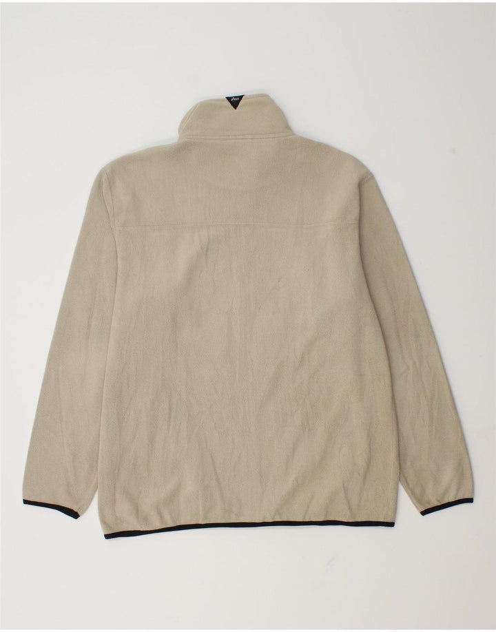 Мужская флисовая куртка Asics UK 40, большая, бежевая, полиэстер