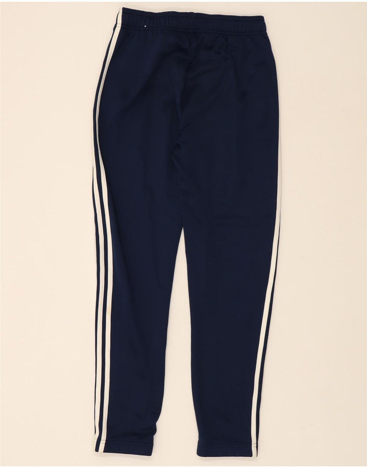 ADIDAS Boys Tracksuit Trousers 13-14 Years Large  Navy Blue Vintage Adidas and Second-Hand Adidas from Messina Hembry 