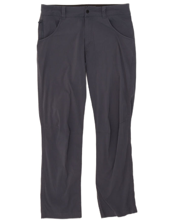 Berghaus Женские прямые повседневные брюки W32 L30 темно-синие из полиамида