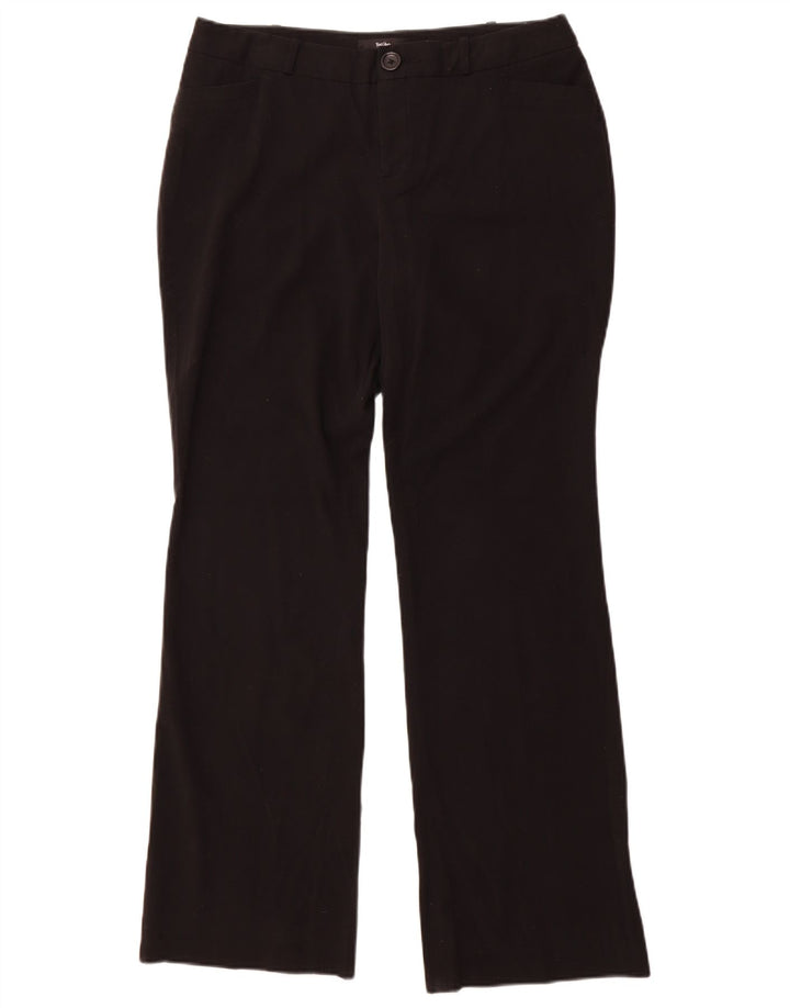 Женские повседневные брюки Mossimo Bootcut, размер США 10, большие W34 L32, черный полиэстер