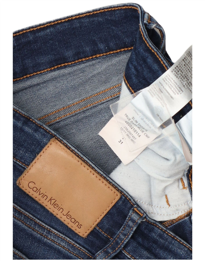 Мужские джинсовые шорты Calvin Klein W31, средний синий хлопок