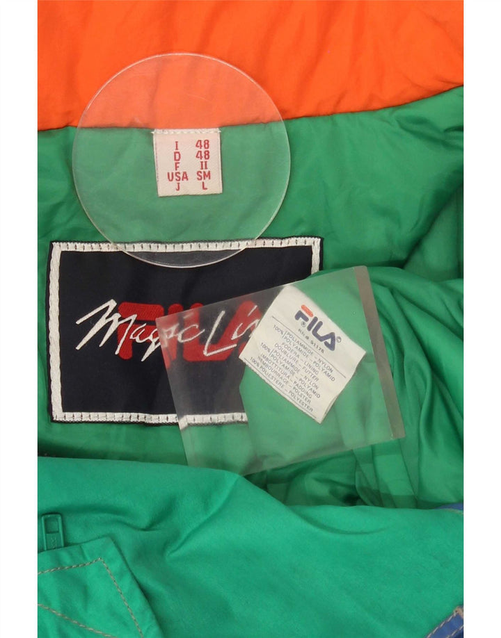 Мужской лыжный комбинезон Fila Magic Line IT 48, средний синий полиамид с цветными блоками