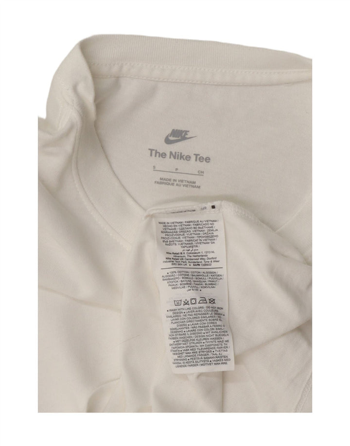 Женская футболка Nike Top UK 10, маленькая, белый хлопок