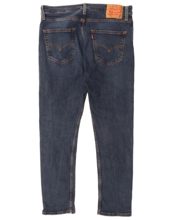 Мужские зауженные джинсы Levi's 512 W34 L30 синие, хлопок