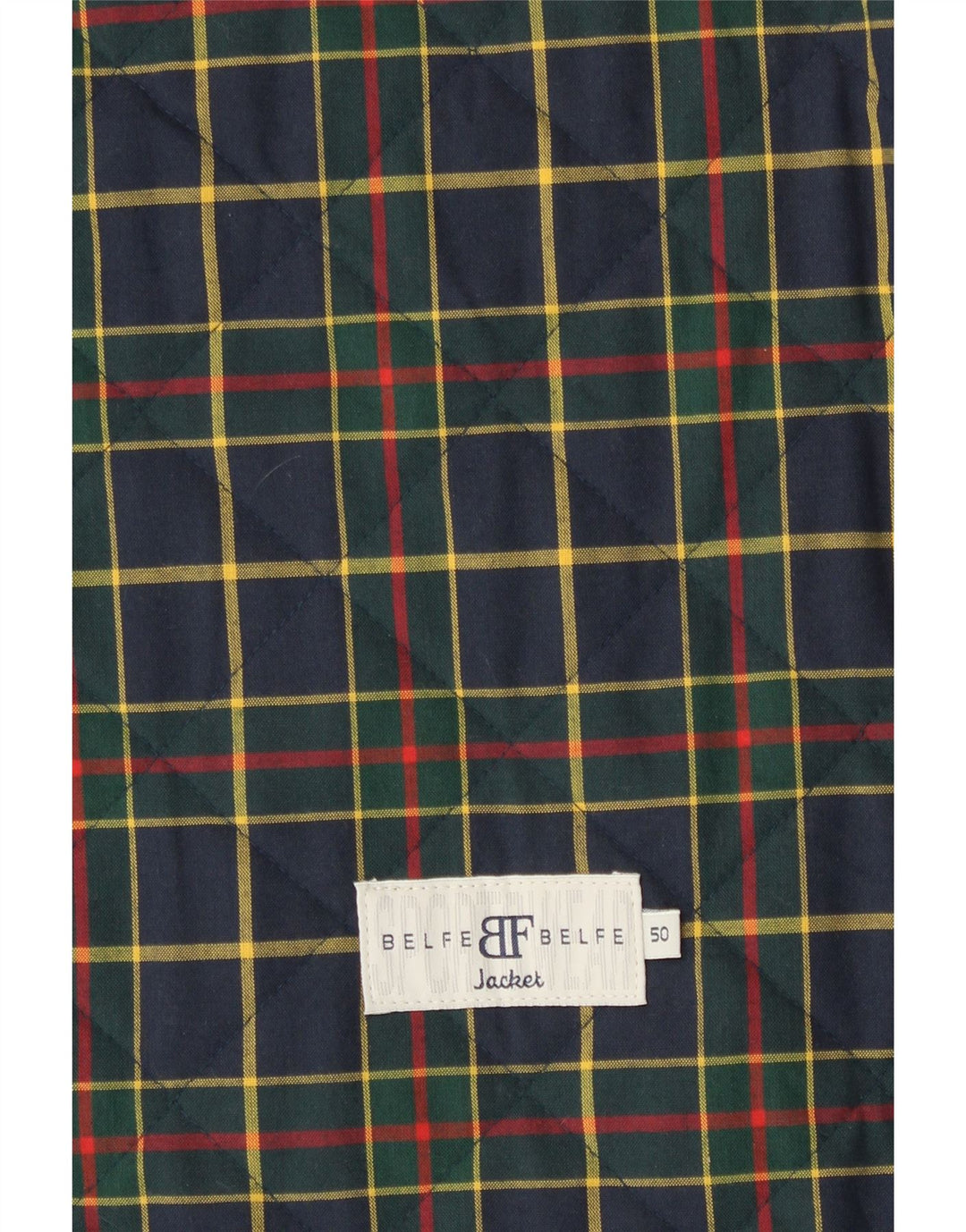 Мужской стеганый жилет Belfe & Belfe IT 50, большой темно-синий в клетку