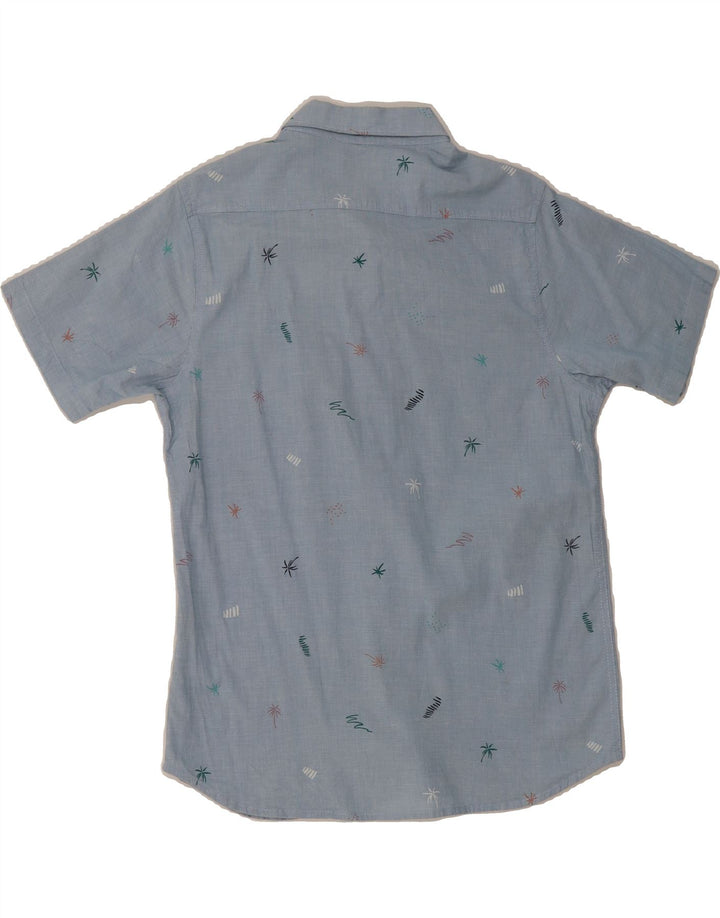 BILLABONG Boys Abstract Pattern Short Sleeve Shirt 14-15 Years Large Blue Vintage Billabong and Second-Hand Billabong from Messina Hembry 