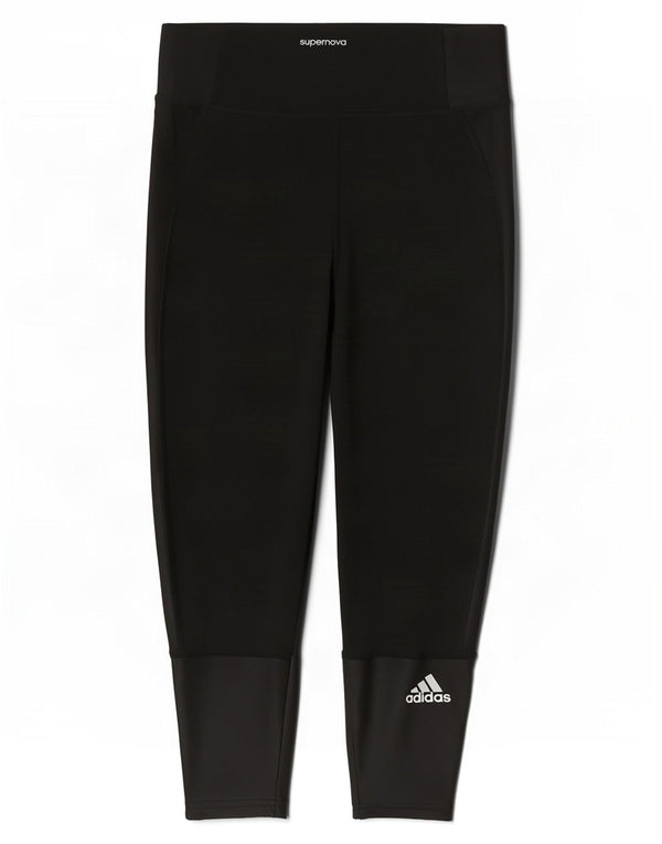 Женские леггинсы-капри Adidas Supernova UK 4/6 XS, черные