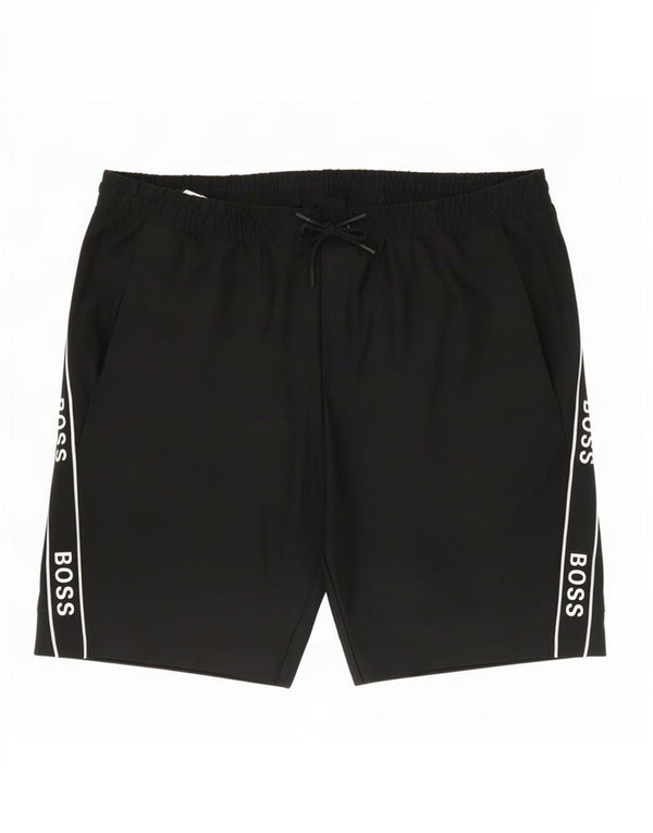 Мужские шорты для плавания Hugo Boss с рисунком 3XL, черный полиэстер
