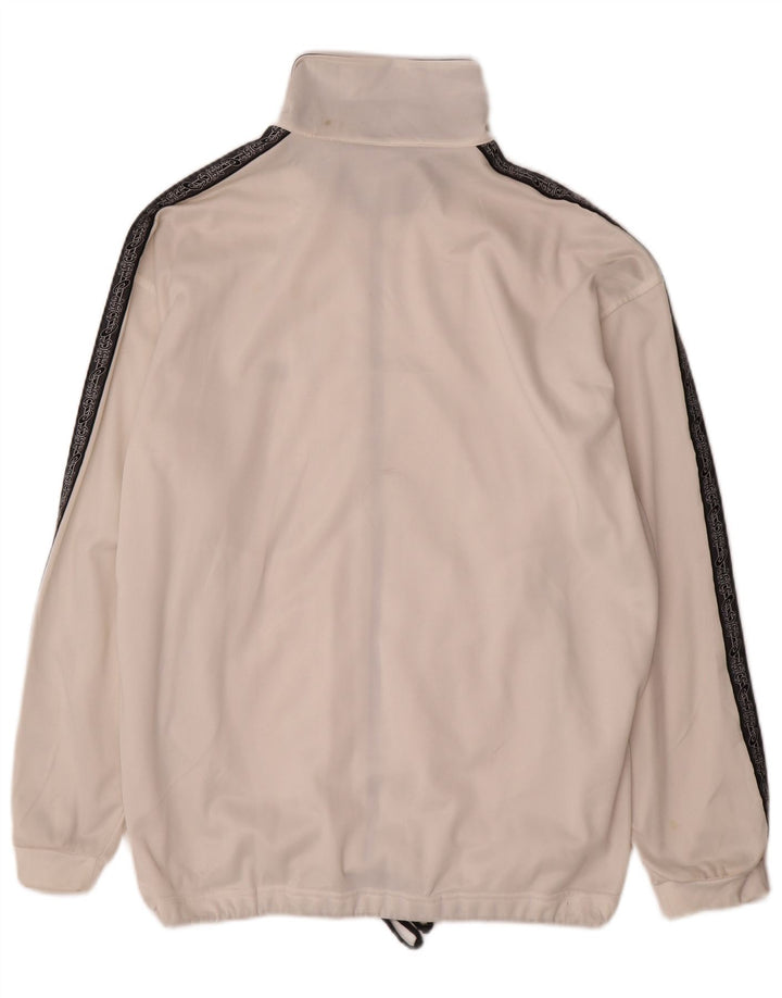 Мужская спортивная куртка Asics, большая белая полиэстер с цветными блоками