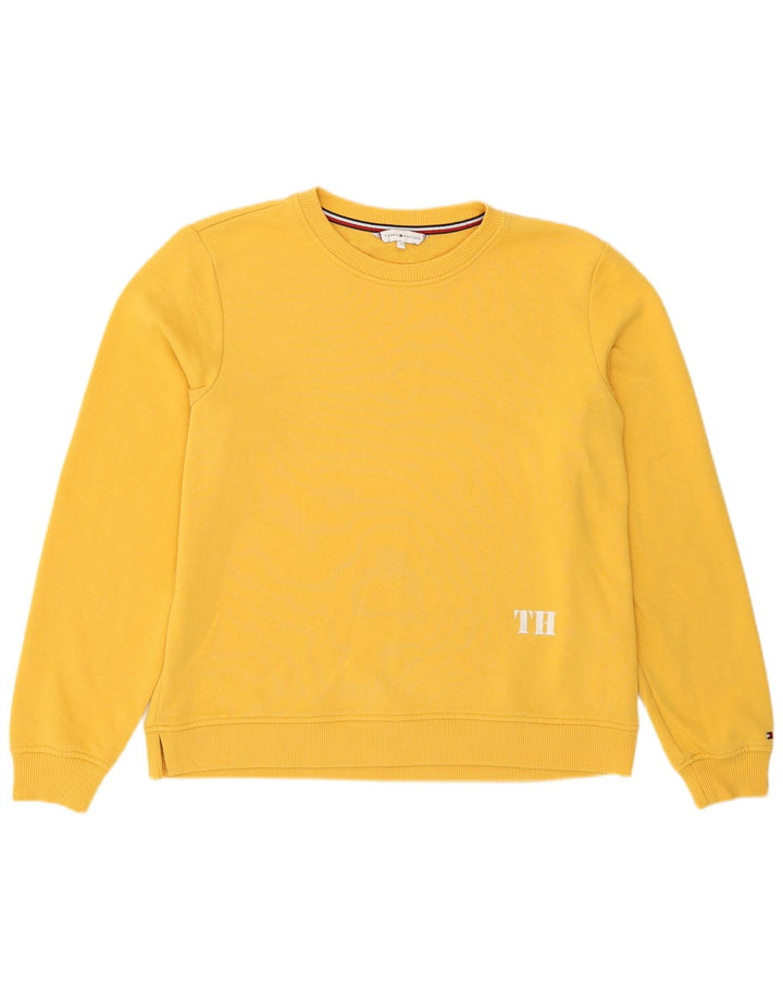 Женский свитер Tommy Hilfiger UK 14, средний желтый