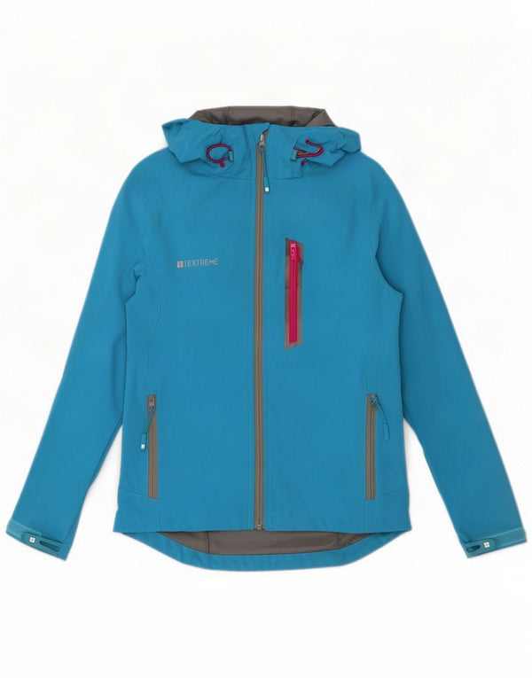 Женская ветровка с капюшоном Mountain Warehouse UK 8, маленькая синяя